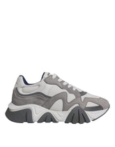 Versace – Squalo – Sneaker aus Neopren in Grau