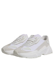 Dolce & Gabbana Daymaster Low Top Sneakers aus weißem Leder