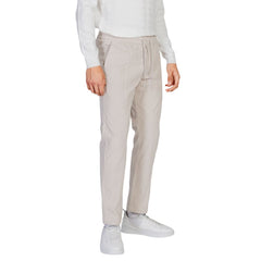 Antony Morato Beige Freizeit-Hose aus Polyester