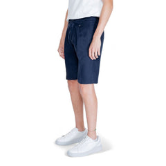 Antony Morato Bermuda-Shorts aus blauer Leinenfaser