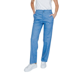 Street One Blaue Freizeithose aus Polyester