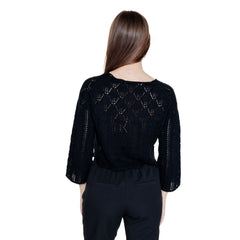 Vero Moda Schwarzes Baumwoll-Sweatshirt