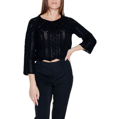 Vero Moda Schwarzes Baumwoll-Sweatshirt