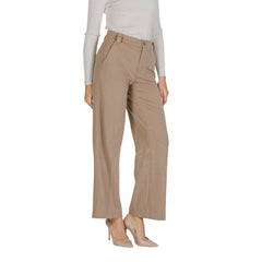 Street One Beige Viskose-Stoffhose