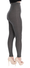 Dolce & Gabbana Graue Strumpfhose aus Kaschmir-Stretch