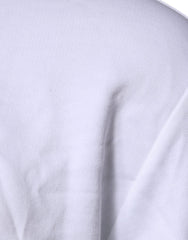 Versace Pullover mit Medusa-Stickerei am Rundhalsausschnitt, Weiß