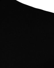 Versace Schwarzes Viscose Poloshirt mit Kragen und kurzen Ärmeln