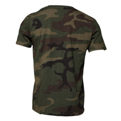 Dolce & Gabbana Baumwoll-T-Shirt mit Rundhalsausschnitt und mehrfarbigem Camouflage-Muster
