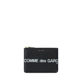 Comme Des Garçons Black Calf Leather Bos Taurus Wallet