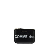 Comme Des Garçons Black Calf Leather Bos Taurus Wallet