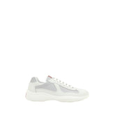 Prada White Polyamide Low Top Sneakers