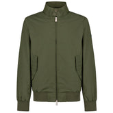 People Of Shibuya Green Cotton Men Bomber Jacket