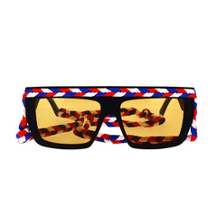 M Missoni Sonnenbrille aus schwarzem Harz