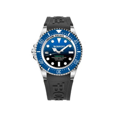 Bobroff Black Rubber Sport Watch