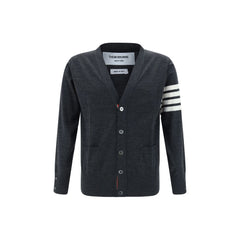 Thom Browne Gray Wool Oves Aries Cardigan