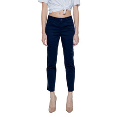 Street One Blaue Freizeithose aus Baumwolle