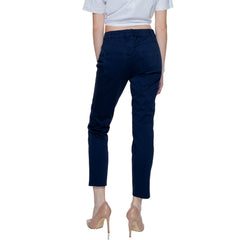 Street One Blaue Freizeithose aus Baumwolle