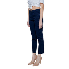 Street One Blaue Freizeithose aus Baumwolle