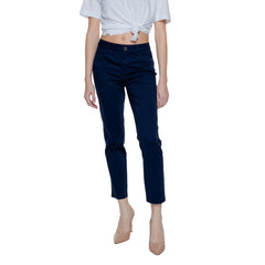 Street One Blaue Freizeithose aus Baumwolle