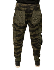 Dolce & Gabbana, grüne Jogginghose aus Baumwolle