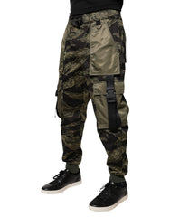 Dolce & Gabbana, grüne Jogginghose aus Baumwolle