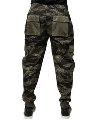 Dolce & Gabbana, grüne Jogginghose aus Baumwolle