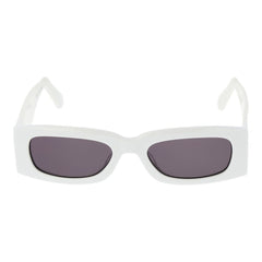 GCDS Sonnenbrille aus weißem Kunststoff