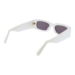 GCDS Sonnenbrille aus weißem Kunststoff