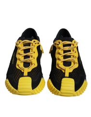 Dolce & Gabbana Schwarz Gelb Low Top NS1 Sneakers Schuhe