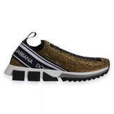 Dolce & Gabbana Sorrento Sneakers mit goldenen Strasssteinen