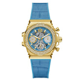 Guess Blue Synthetische Sportuhr