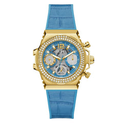 Guess Blue Synthetische Sportuhr