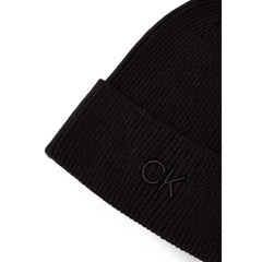 Calvin Klein Schwarzes Cap aus Bio-Baumwolle (Baseballmütze)