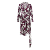 Lardini Freizeitkleid aus violetter Viskose