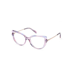 Emilio Pucci Brille aus violetter Acetatfassung