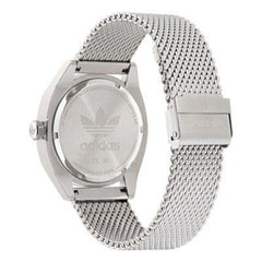 Adidas Grau Edelstahl Armbanduhr