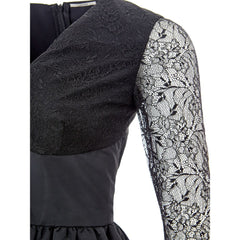 Lardini Cocktailkleid aus schwarzem Polyester
