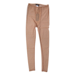 Dolce & Gabbana Nude Beige Logo Spitze Dessous Hose Unterwäsche