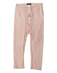 Dolce & Gabbana Beige Logo-Spitze Dessous Cropped Tights Unterwäsche