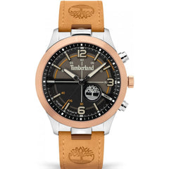 Timberland Brown Leather Dress Watch
