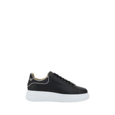 Philipp Plein Schwarze Low-Top-Sneaker aus Kalbsleder