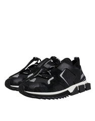 Dolce & Gabbana Sorrento Trekking-Sneakers aus schwarzem Mesh