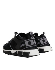 Dolce & Gabbana Sorrento Trekking-Sneakers aus schwarzem Mesh