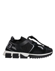 Dolce & Gabbana Sorrento Trekking-Sneakers aus schwarzem Mesh
