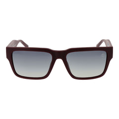 Timberland burgunderrote Kunststoff-Sonnenbrille