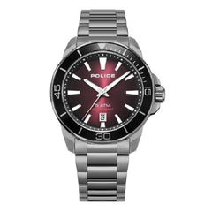 Police Gray Stainless Steel Watch