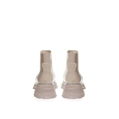 Alexander McQueen Beige Leder Chelsea Boots