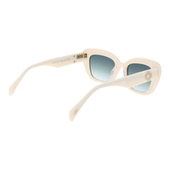 Maje Sonnenbrille aus beigefarbenem Acetat
