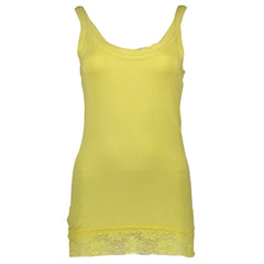 Silvian Heach Giallo Cotton Women T-Shirt