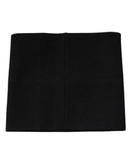 Dolce & Gabbana Schwarzes Kaschmir-Stricktuch (quadratisch)